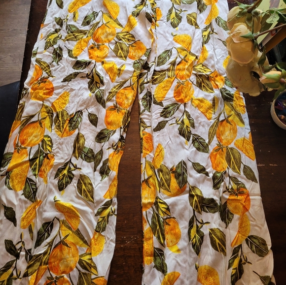 Orange grove print trousers - Picture 2 of 3